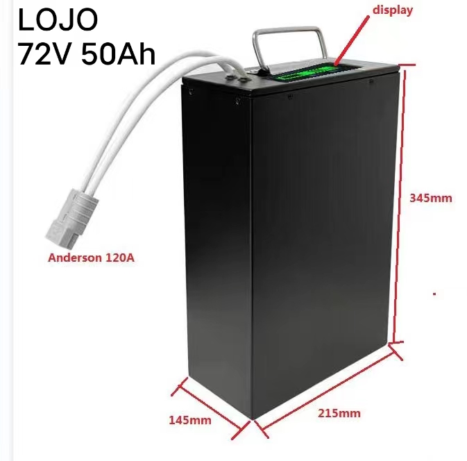 72V 50Ah Removable Lithium Battery